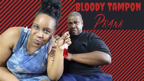 Epic Throwing Bloody Tampon On Boyfriend Prank Hilarious Youtube