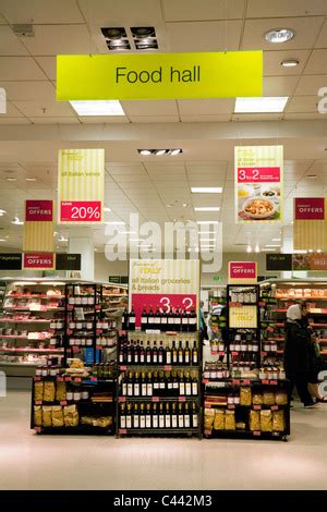 Marks & Spencer food hall, UK Stock Photo - Alamy