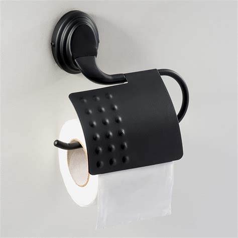 Stainless Steel 304 Grade Black Cubic Toilet Paper Roll Holder