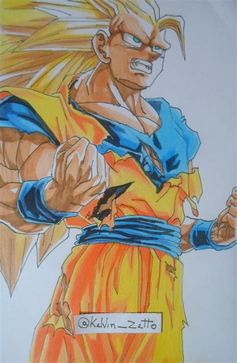 Goku Ssj3 Drawing at GetDrawings | Free download