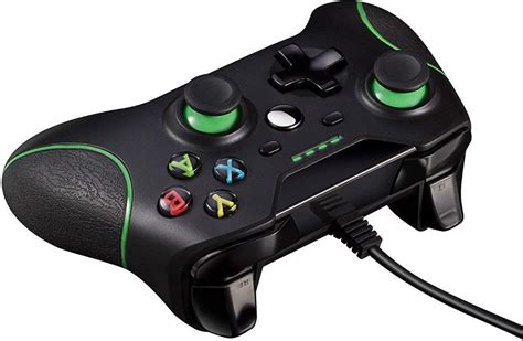 Full Black Colour Ostent Wired Usb Controller Joystick Gamepad For