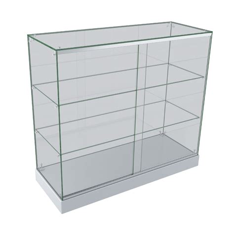 Retail Store Display Cabinet W Glass Shelf Storage Cabin Subastral