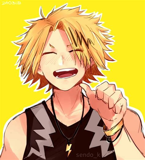 Denki Kaminari My Hero Academia Boku No Hero Academia Human Pikachu Hero Boku No Hero Academia