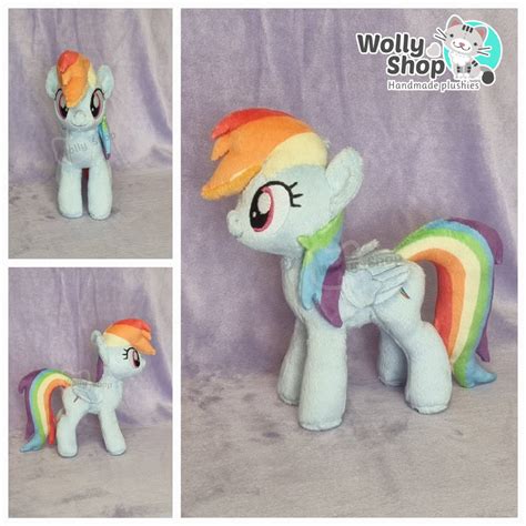 Rainbow Dash Plush by WollyShop on DeviantArt