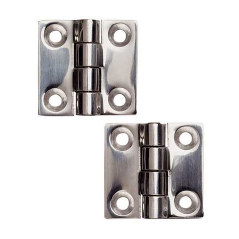 West Marine Heavy Duty Stainless Steel Butt Hinge 1 12 Open Width X 1 12 Length