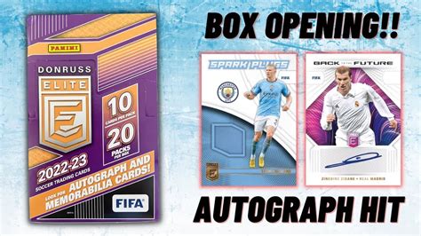 New Panini Donruss Elite Fifa Retail Box Opening Autograph