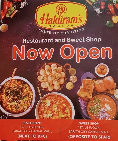 Menu At Haldiram S Hyderabad Shop No And