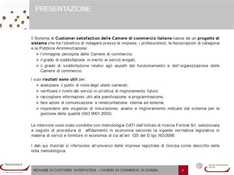 Indagine Di Customer Satisfaction Gorizia Imprese I Dati Provinciali