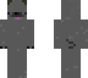 Black Pug template | Minecraft Skin