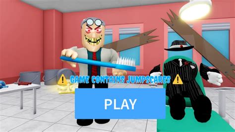 Escapa De Bob El Dentista Un Pasatiempo Aterrador Roblox