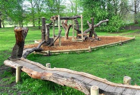 46 Kreativ und Niedlich Natürliche Spielplatz Garten für Kinder