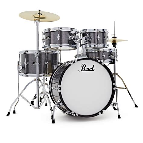 Pearl Roadshow Jr 5 Piece Drum Set Grindstone Sparkle