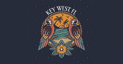 Key West Florida Keys Key West Sticker Teepublic