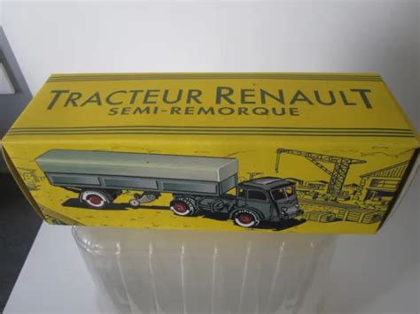 Norev Dan Toys Camion Tracteur Renault Faineant Et Semi Remorque