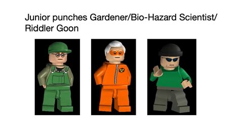 Junior Punches Gardenerbio Hazard Scientistriddler Goon Youtube