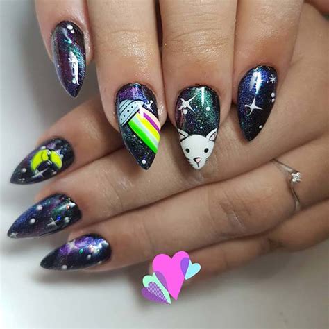 Galaxy Nails Trend Cute Designs And Ideas Stayglam