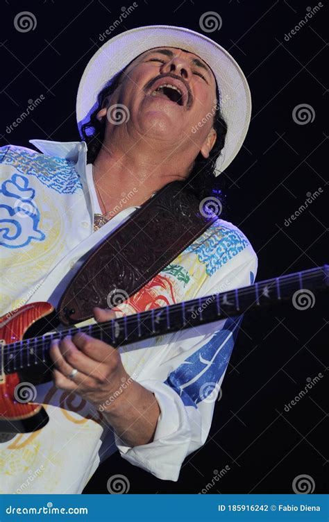 Carlos Santana during the Concert Editorial Photography - Image of ...