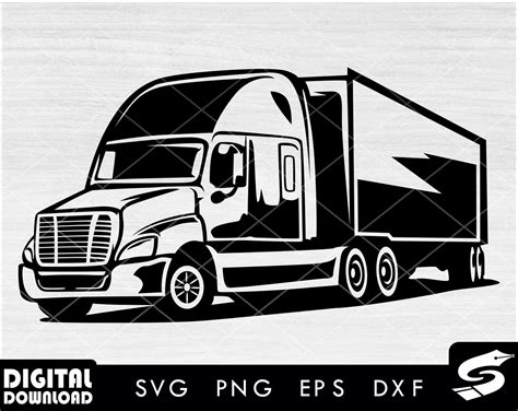 Delivery Truck 2 Svg Semi Truck Svg Truck Svg Truck Driver Svg Truck Clipart 18 Wheeler Svg