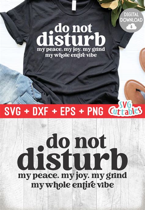 Do Not Disturb Svg Cut File Svgcuttablefiles