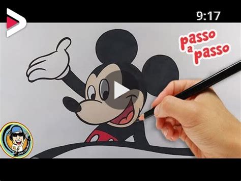 Como Desenhar O Mickey Mouse Passo A Passo Dideo