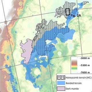 MOLA DEM showing the northwestern part of the Hellas basin (derived... | Download Scientific Diagram