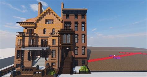 Minecraft How To Build A New York Townhouse Minecraft Map