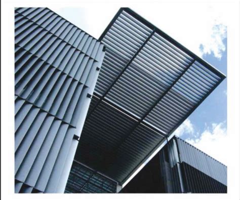 Vertical Aluminum Sun Shade Louvers With Airfoil System For Ventilation