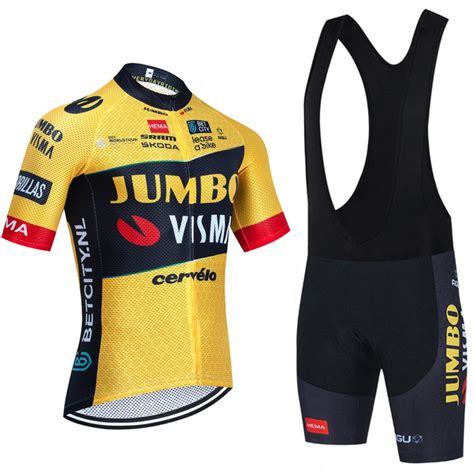 Ensemble Cuissard V Lo Et Maillot Cyclisme Quipe Pro Jumbo Visma