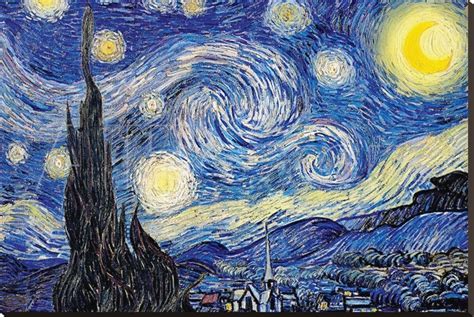 Opisz obraz Gwieździsta noc Vincenta van Gogha min 5 zdań Brainly pl