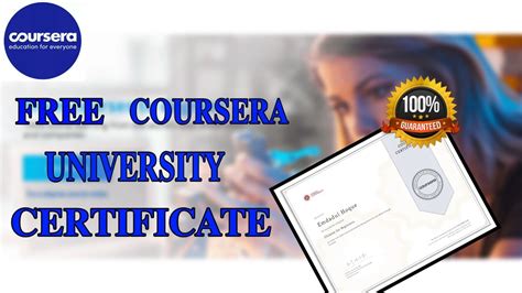 How To Enroll In Coursera Free Courses With Free Certificate