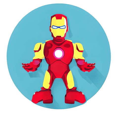 Ironman Half Size Graphic Creative Fabrica