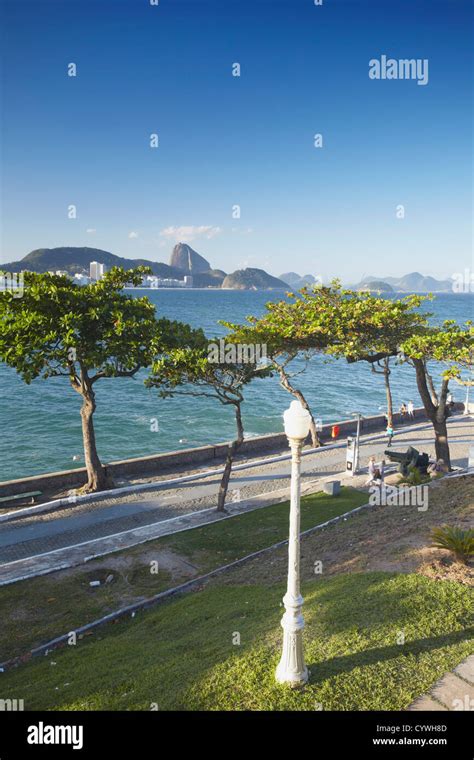 View Of Sugar Loaf Mountain From Forte De Copacabana Copacabana Fort