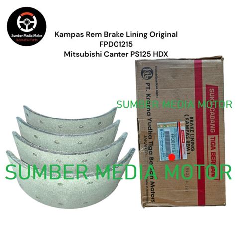 Jual Mitsubishi Brake Lining Kampas Rem Original FPD01215 MK585622FP