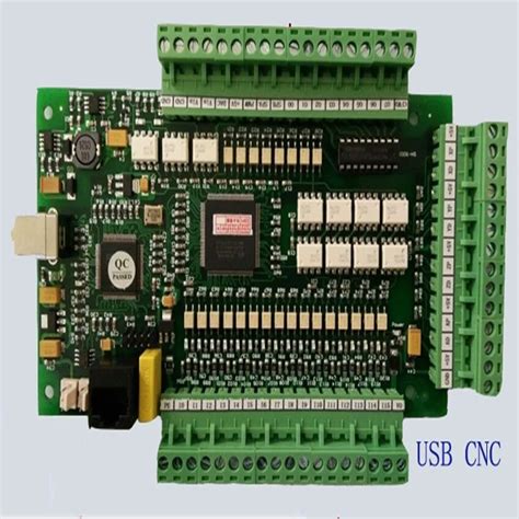 4 Axis Usb Cnc Mach3 Stepper Motor Controller Motion Card 0 10v