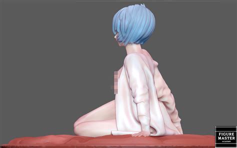 3D 文件 REI AYANAMI EVANGELION 3 NAKED HENTAI SEXY GIRL STATUE CUTE