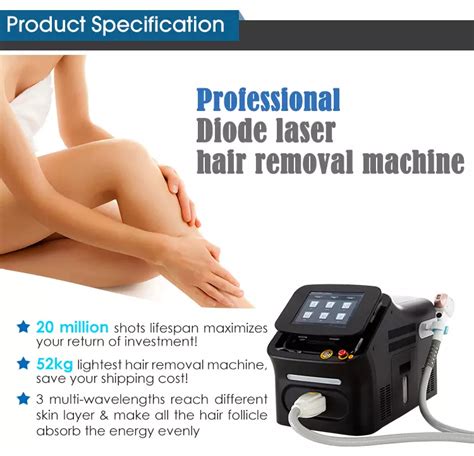 Portable Diode Laser Hair Removal Equipment Adss Laser