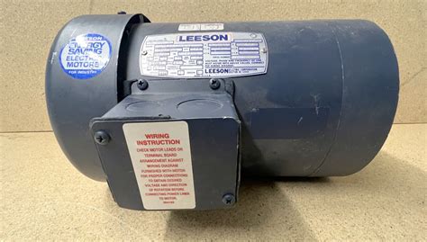 Leeson C143T11FC1D Energy Saving Electric Motor 3 4 HP 1140 950RPM