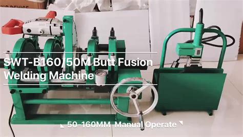 Manual Butt Fusion Welding Machine For Pe Pp Pb Pvdf Pressure Pipes And