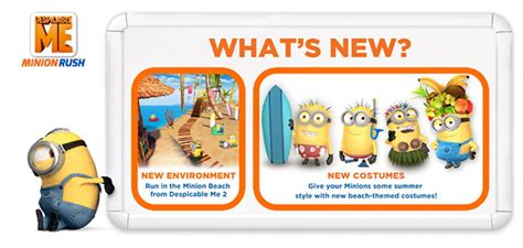 Despicable Me Gets A New Update Minion Beach Androidshock