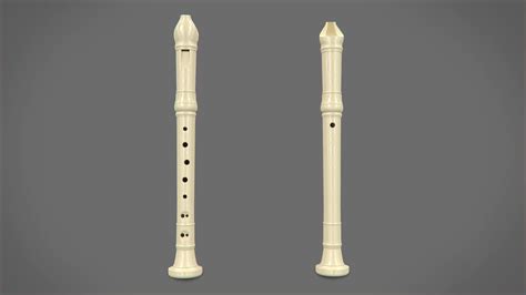 Plastic Flute 3D model | CGTrader