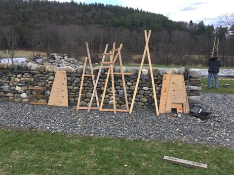 Setting Up Batter Boards The Stone Trust