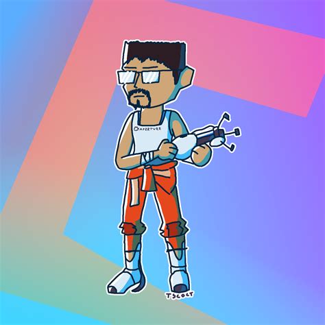 Gordon Freeman in Chell's Outfit (Halloween edit) by tscoct on Newgrounds