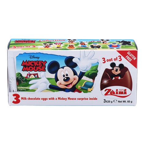 Zaini Disney Milk Chocolate Egg Mickey Mouse Collection Ntuc Fairprice