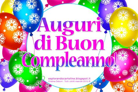 Cartoline Per Tutti I Gusti Cartolina Auguri Di Buon Compleanno