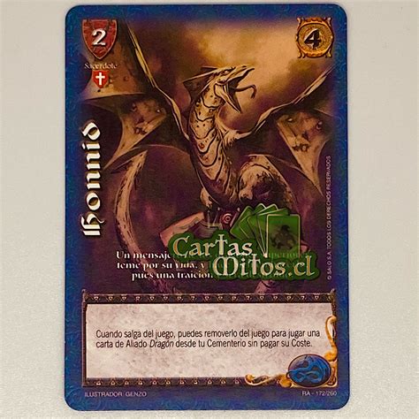 Honnid Mitos Y Leyendas Reino De Acero Cartas Mitos