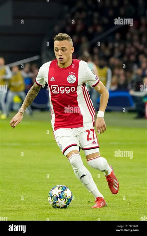 Noa Lang (Ajax) during Champions league match Ajax-Valencia CF on december, 10 2019 in Amsterdam ...