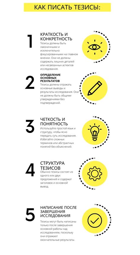 Что такое тезисы доклада и как их написать