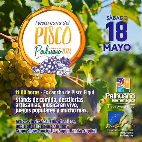 Anuncian Celebraci N Del D A Del Pisco En Paihuano Diario Elqui