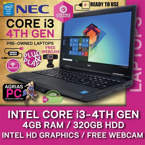 Laptop Nec Core I3 4th Gen 4gb Ram 320gb Hdd Shopee Philippines