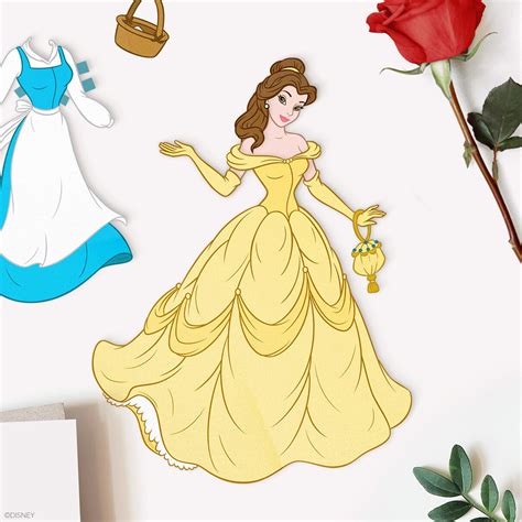 Princess Belle Paper Doll Printable Pdf Atelier Yuwa Ciao Jp